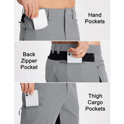 🔥Last day promotion🔥Men's Hiking Shorts 5 Pockets Ripstop Quick Dry Summer Athletic Shorts for Workout Hiking Cycling Outdoorfun